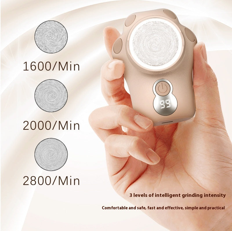 Multi Functional Electric Foot Grinder Purple Charging Type