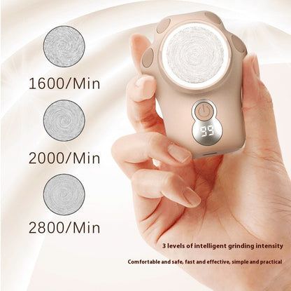 Multi Functional Electric Foot Grinder Purple Charging Type