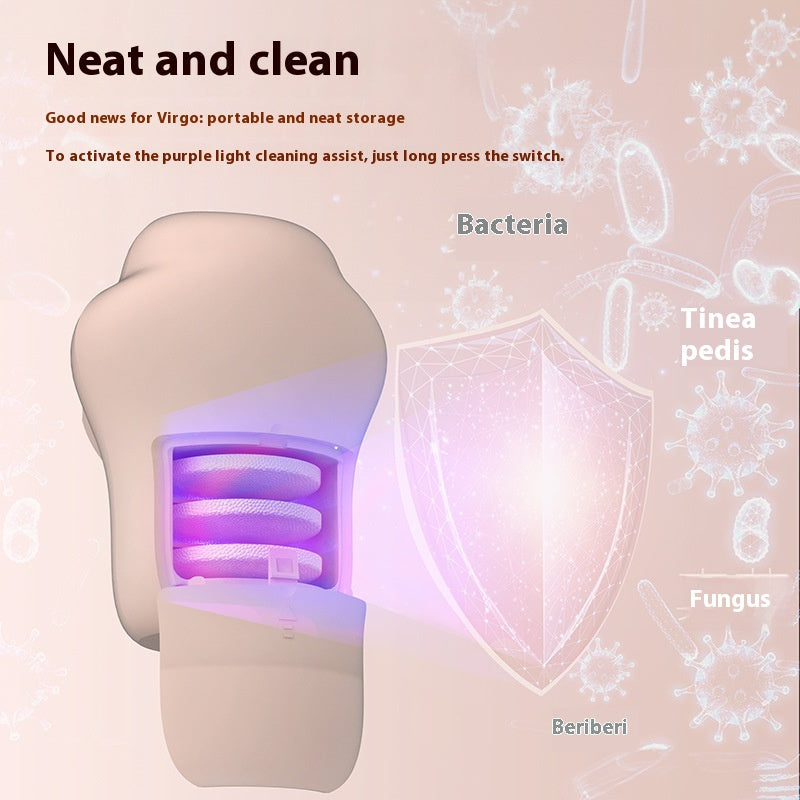 Multi Functional Electric Foot Grinder Purple Charging Type